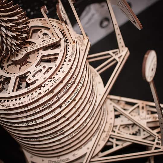 EWA™ Eco-Wood-Art Planetarium 3D Wooden STEM Construction Kit